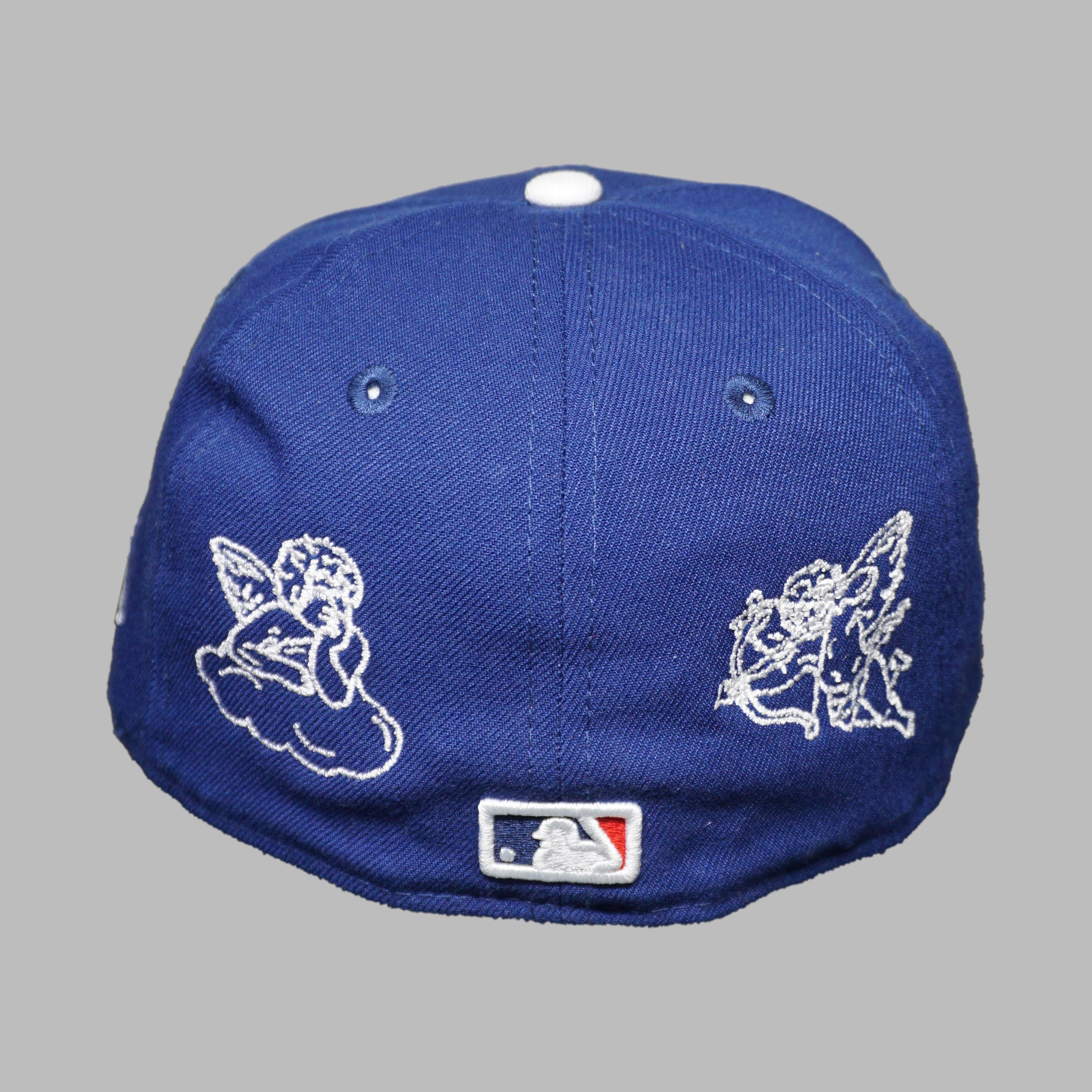 BLUE HOLY FITTED (size 7)
