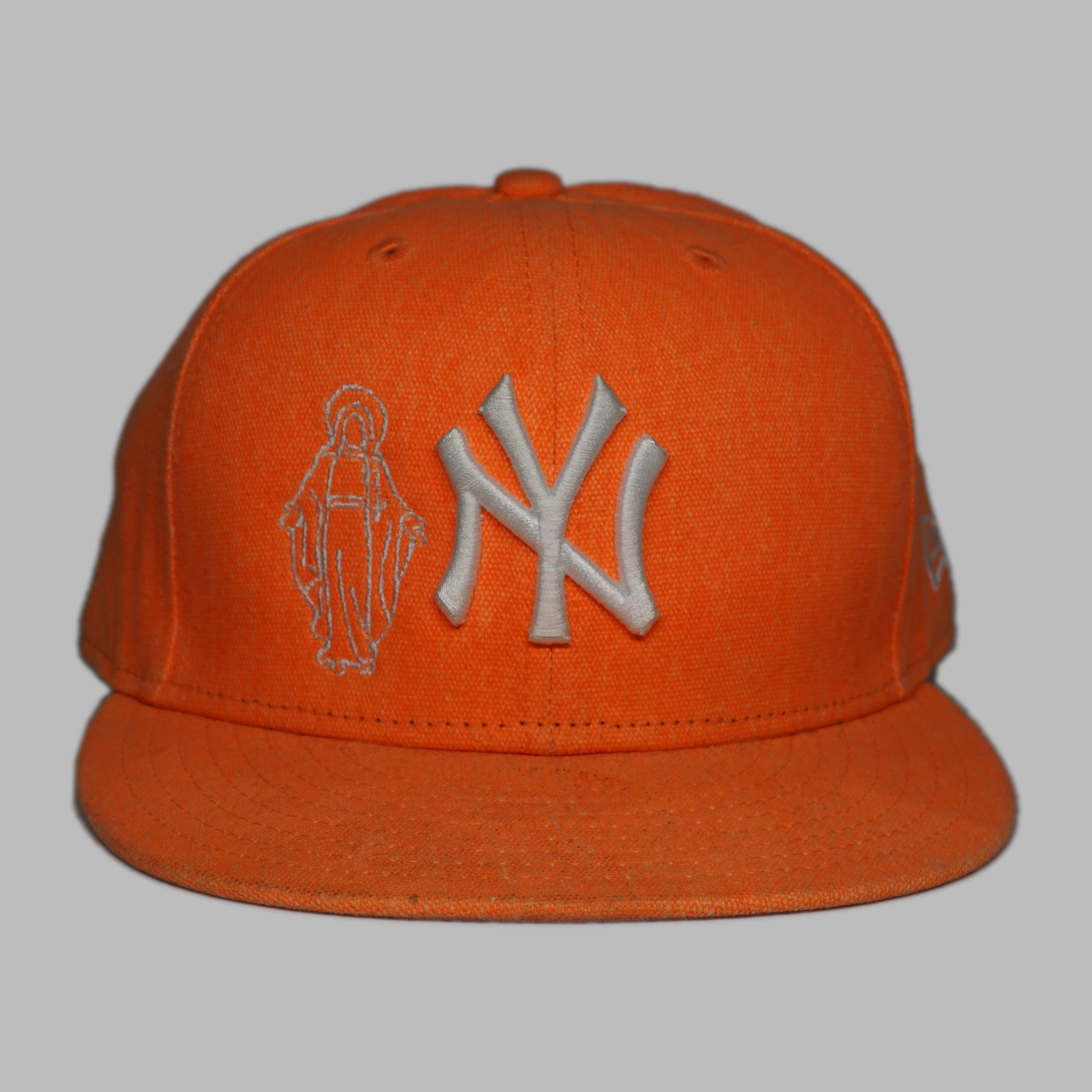ORANGE HOLY FITTED (size 7 1/2)