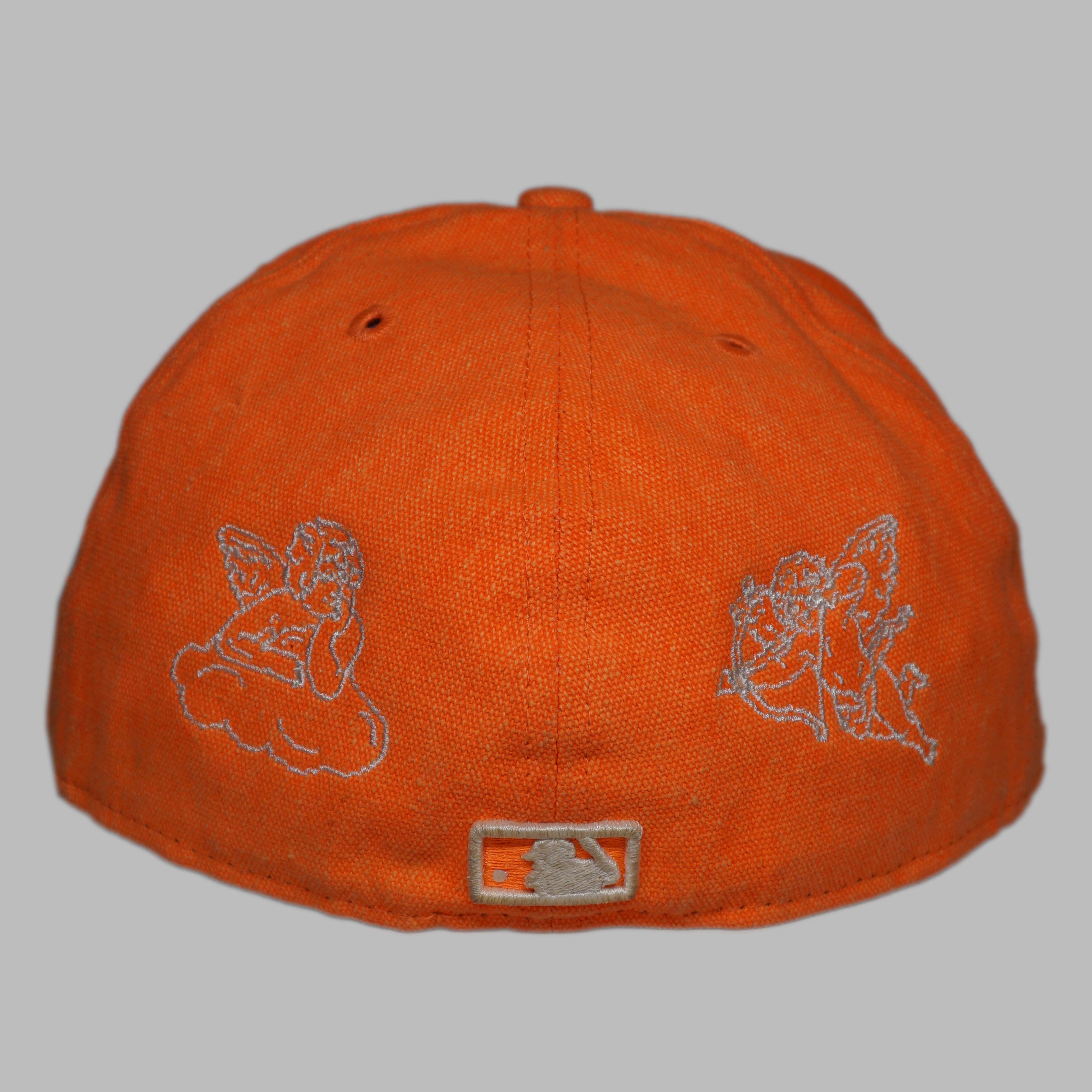 ORANGE HOLY FITTED (size 7 1/2)