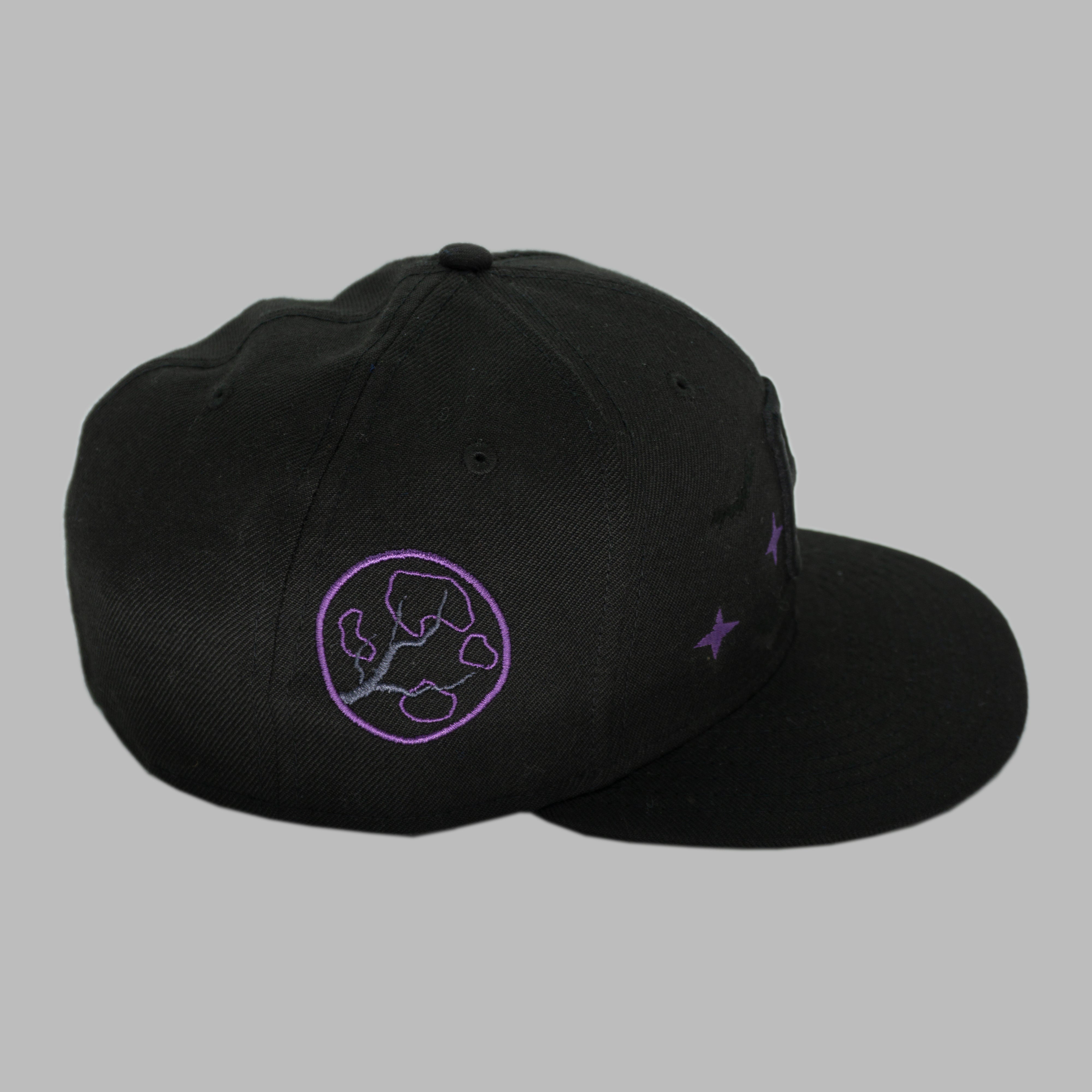 BLACK MIDNIGHT FITTED (size 7 5/8)