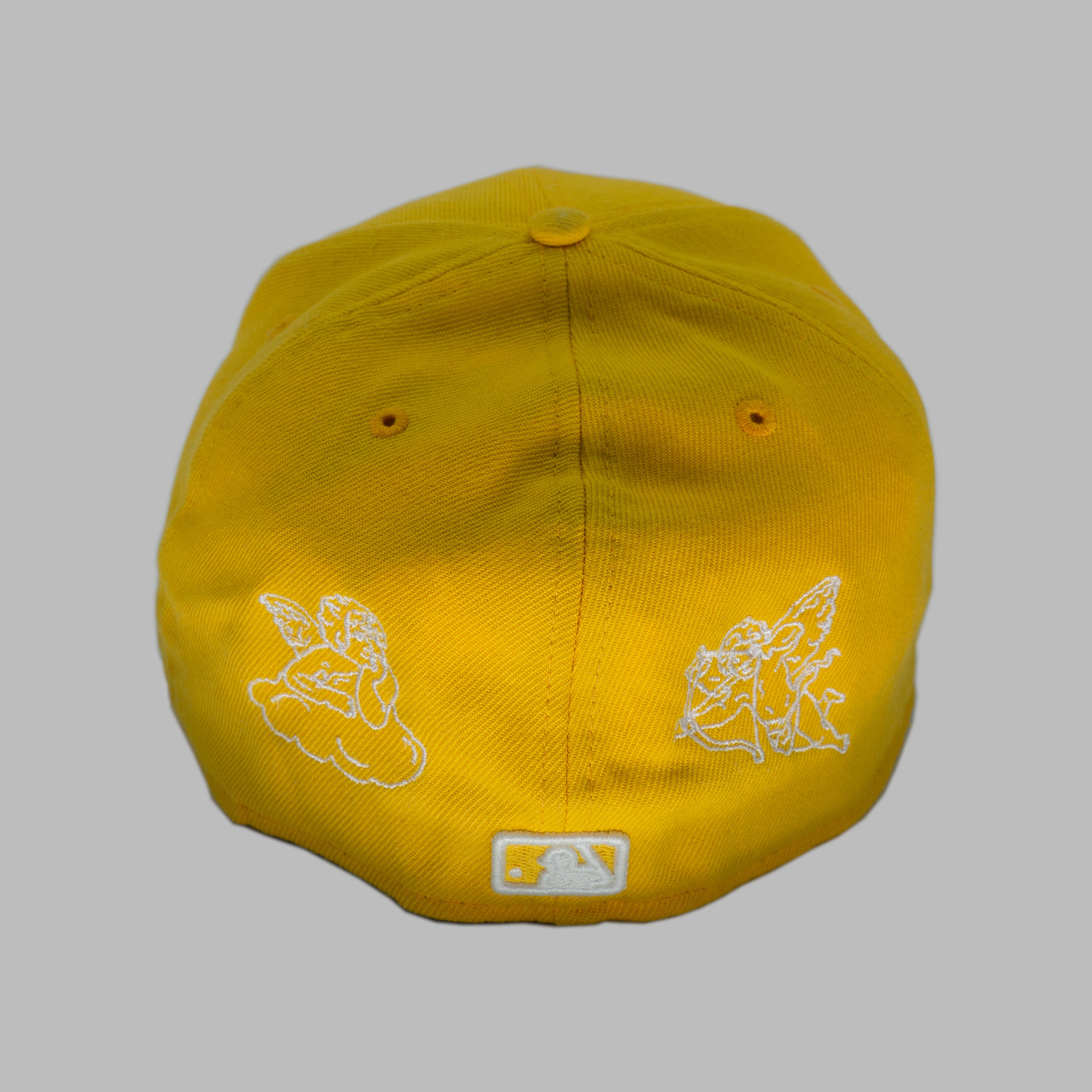 YELLOW HOLY FITTED (size 8)