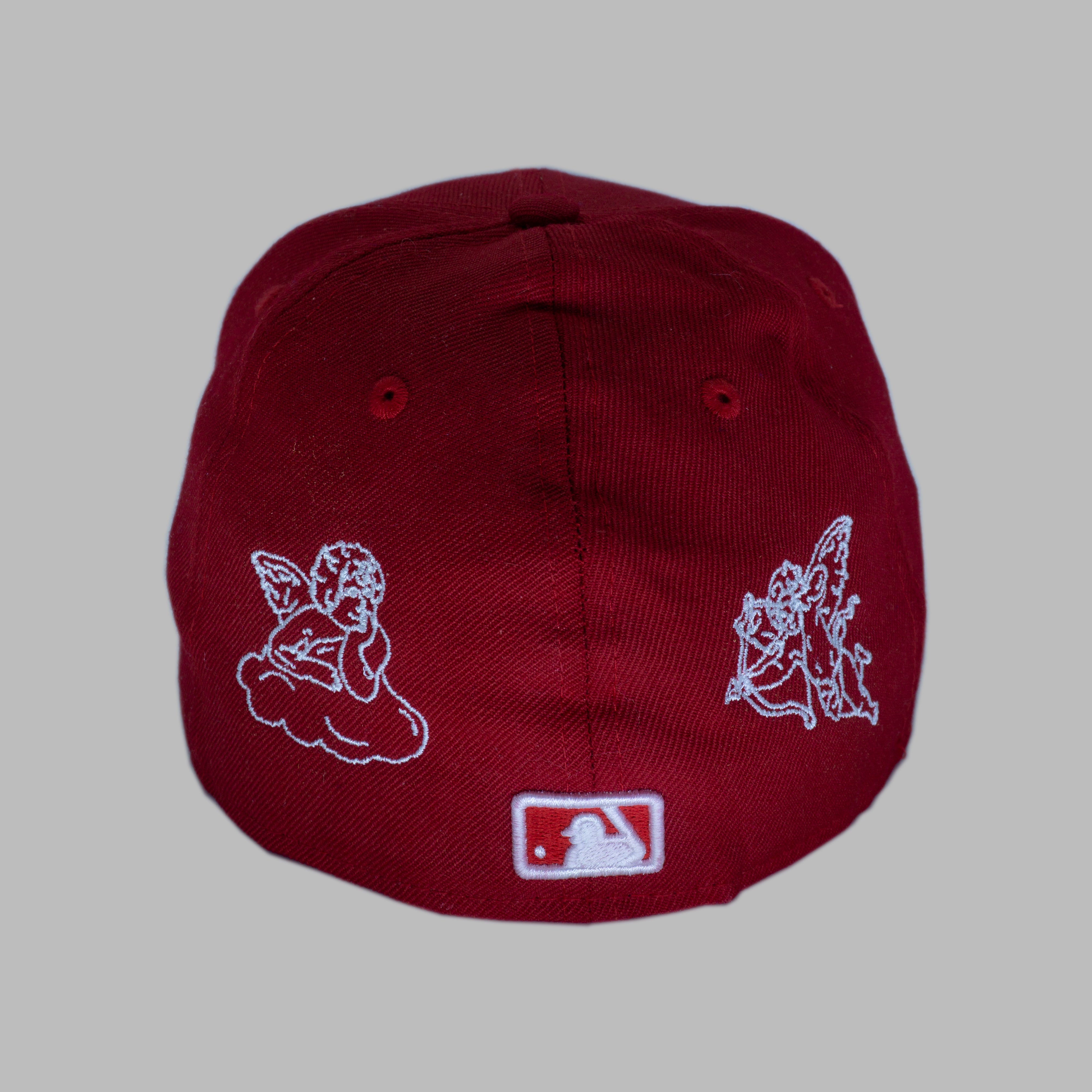 RED HOLY FITTED (size 7 1/4)
